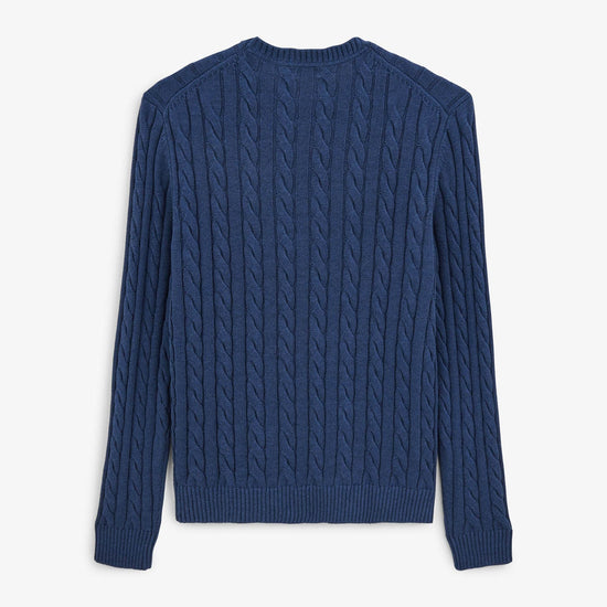 Serge Blanco Pull Matteo à Torsades Bleu