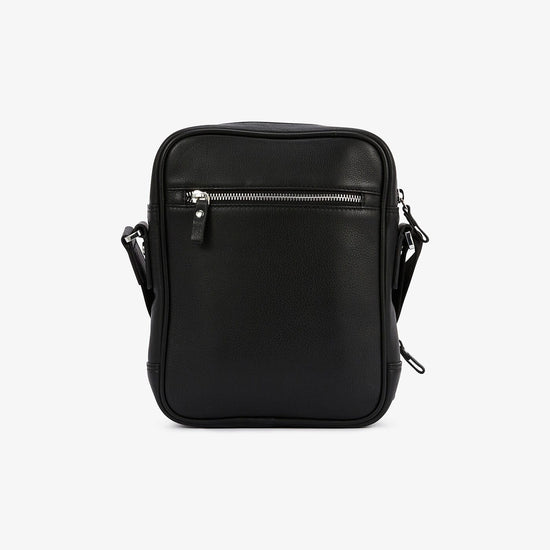 Serge Blanco Sacoche En Cuir VANCOUVER Noir