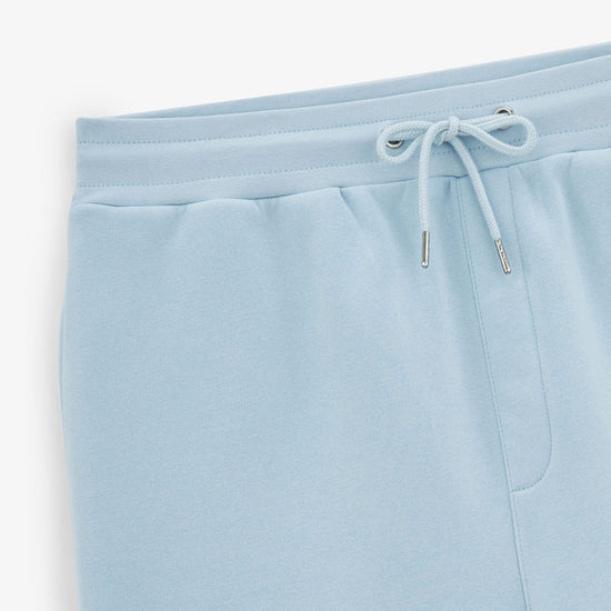 Serge Blanco Short Basile En Molleton Bleu Ciel