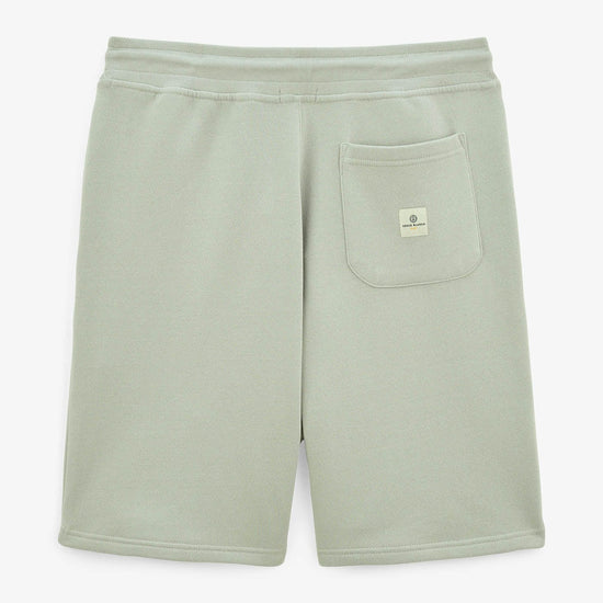 Serge Blanco Short Basile En Molleton Gris Perle
