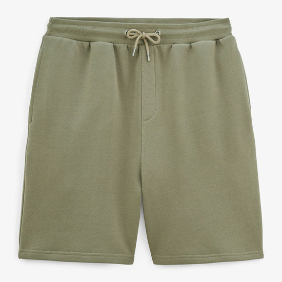 serge blanco Short Basile en molleton vert teck