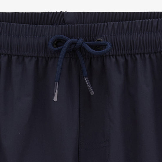Serge Blanco Short De Bain Uni Nestor Dark Navy