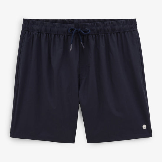 serge blanco Short de bain uni Nestor dark navy