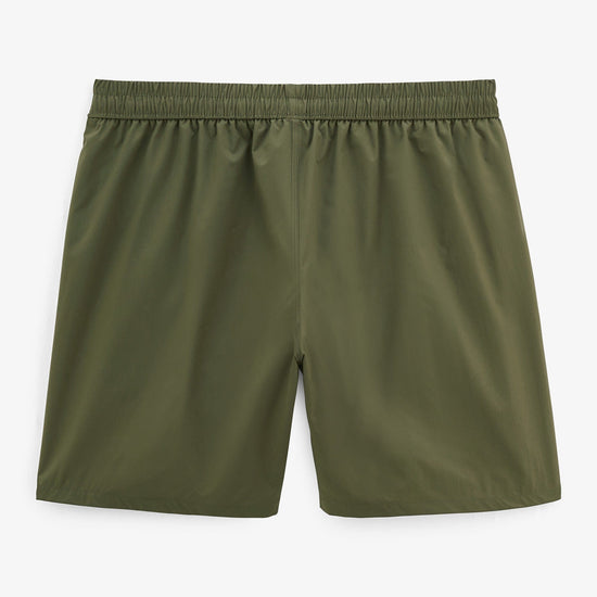 Serge Blanco Short De Bain Uni Nestor Vert Teck