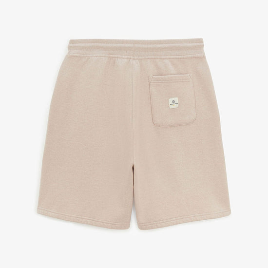 Serge Blanco Short En Molleton Beige Chiné Basile