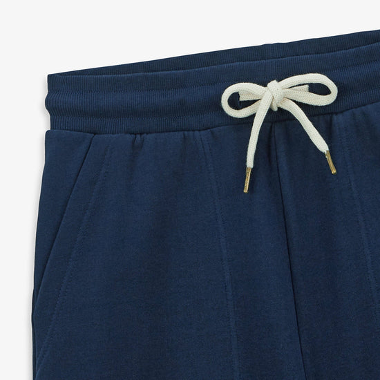 Serge Blanco Short En Molleton Bleu Marine