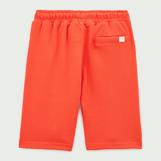 Serge Blanco Short En Molleton Orange Junior