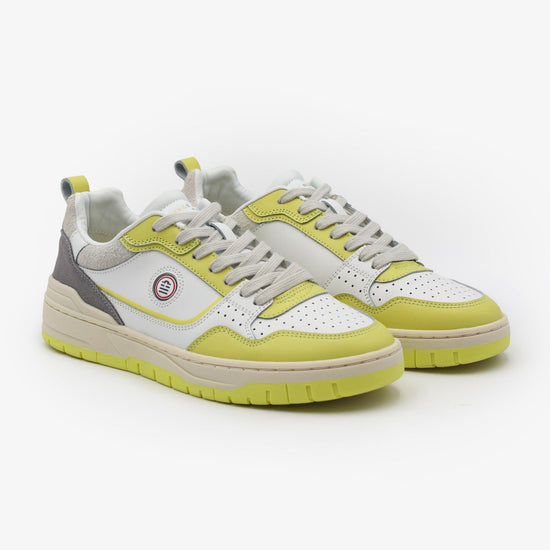 serge blanco Sneaker Vernaz jaune citron