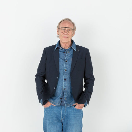 Serge Blanco Surchemise En Jean Bleu Denim