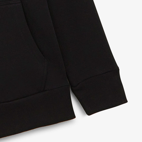 Serge Blanco Sweat à Capuche Noir Avec Cordons