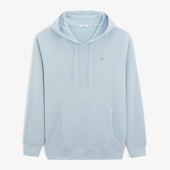 serge blanco Sweat à capuche Silas bleu ciel