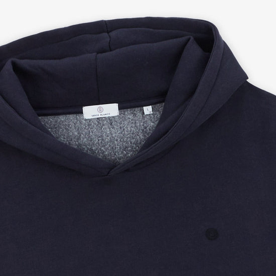 Serge Blanco Sweat à Capuche Stéphane Bleu Foncé