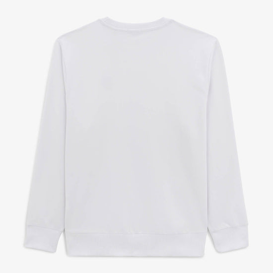 Serge Blanco Sweat Stan Broderie Cerise Blanc