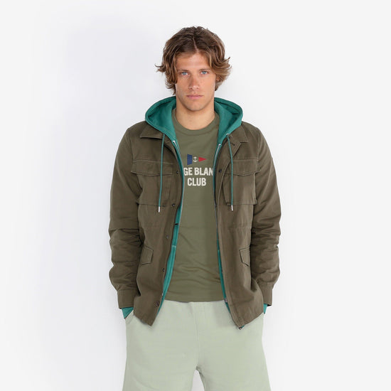 Serge Blanco Sweat Zippé Sylvestre Vert Mint