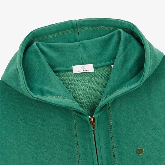 Serge Blanco Sweat Zippé Sylvestre Vert Mint