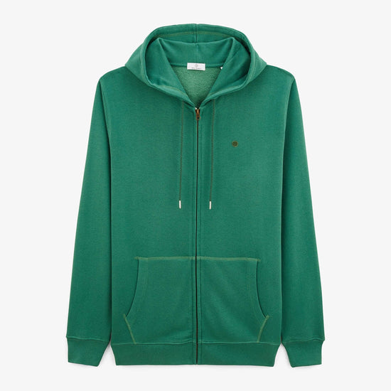 serge blanco Sweat zippé Sylvestre vert mint