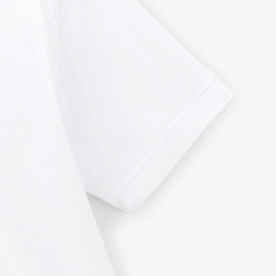 Serge Blanco T-shirt Junior En Jersey Blanc