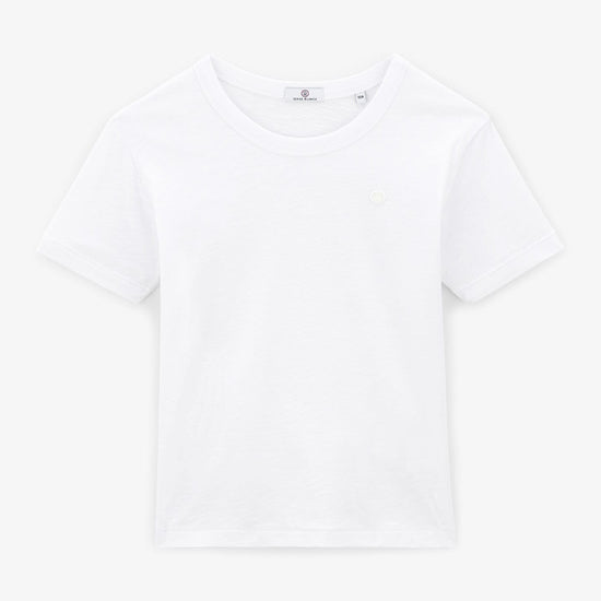 serge blanco T-shirt Junior en jersey blanc