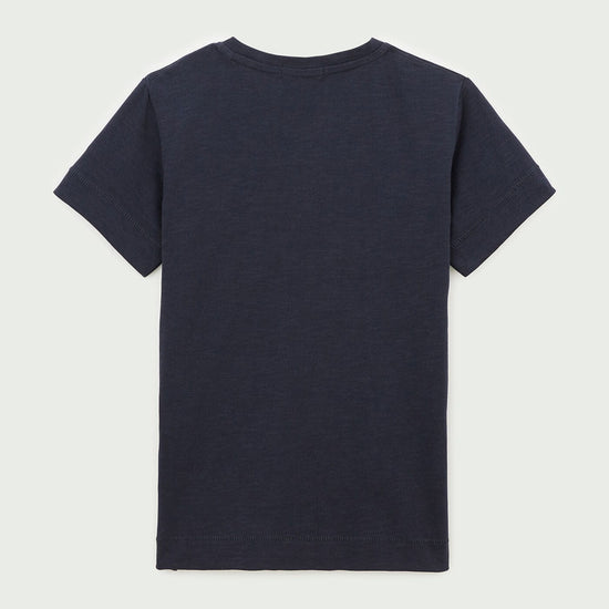 Serge Blanco T-shirt Junior En Jersey Bleu Foncé