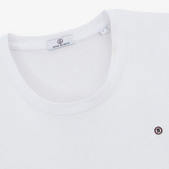 Serge Blanco T-shirt Manches Courtes Theo Blanc