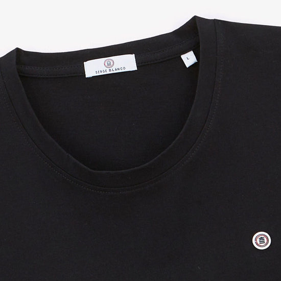 Serge Blanco T-shirt Manches Courtes Theo Noir