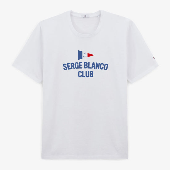 serge blanco T-shirt manches courtes Tigran blanc