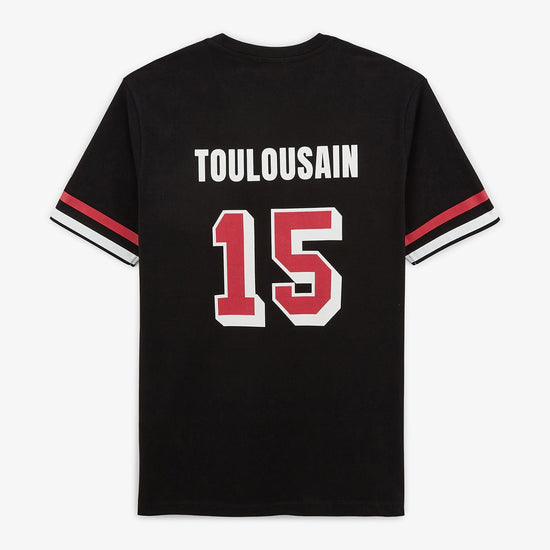 Serge Blanco T-shirt Print Stade Toulousain Noir