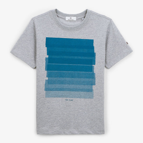serge blanco T-shirt Terry junior gris chiné