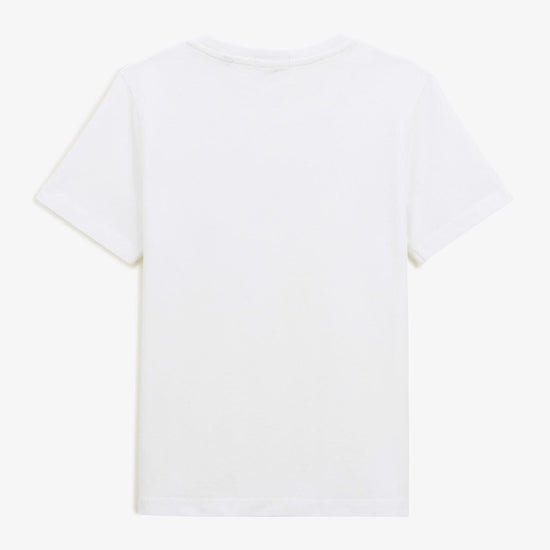 Serge Blanco T-shirt Tim Junior Blanc Avec Poche
