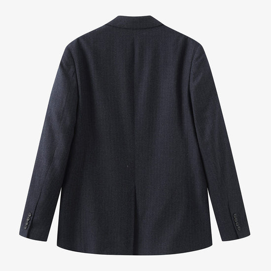 Serge Blanco Veste Blazer Simon Rayée Denim