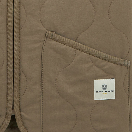 Serge Blanco Veste Matelassée Dustin Junior Beige
