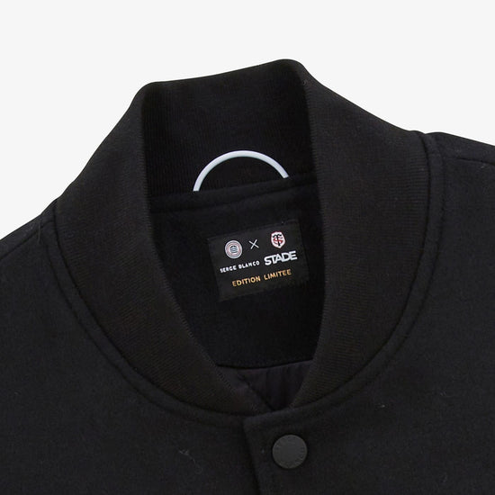 Serge Blanco Veste Teddy Stade Toulousain Noire