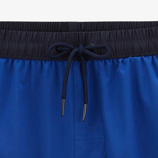 Serge Blanco Short De Bain Bicolor Nestor Bleu Royal