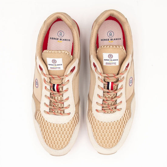 Serge Blanco Sneaker Chamonix COCOTTE édition Limitée Beige Chiné