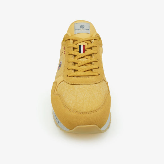 Serge Blanco Sneaker Chamonix Vintage Canvas Jaune Citron