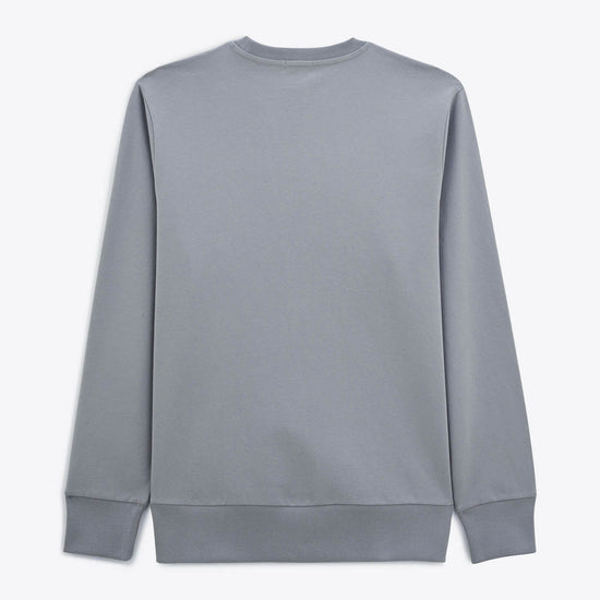 Serge Blanco Sweat Stanley Broderie Vélo Gris Ardoise