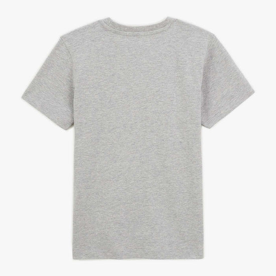 Serge Blanco T-shirt Junior à Col Rond En Coton Gris Chiné
