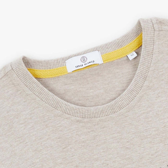 Serge Blanco T-shirt Junior COCOTTE édition Limitée Beige Chiné