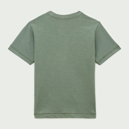 Serge Blanco T-shirt Junior En Jersey Vert Militaire
