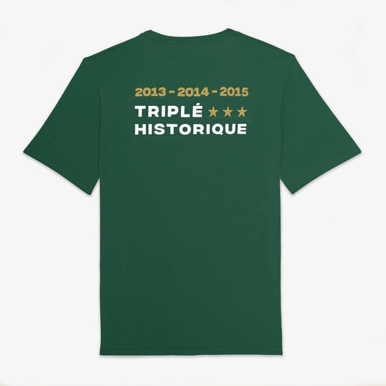 Serge Blanco T-shirt Manches Courtes RCT Triplé Coupe D'Europe Vert