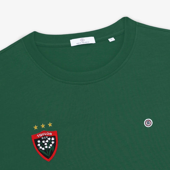 Serge Blanco T-shirt Manches Courtes RCT Triplé Coupe D'Europe Vert