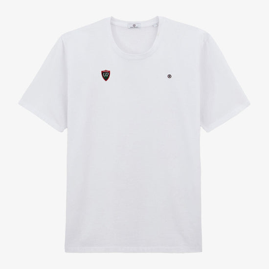 serge blanco T-shirt manches courtes Rugby Club Toulonnais blanc