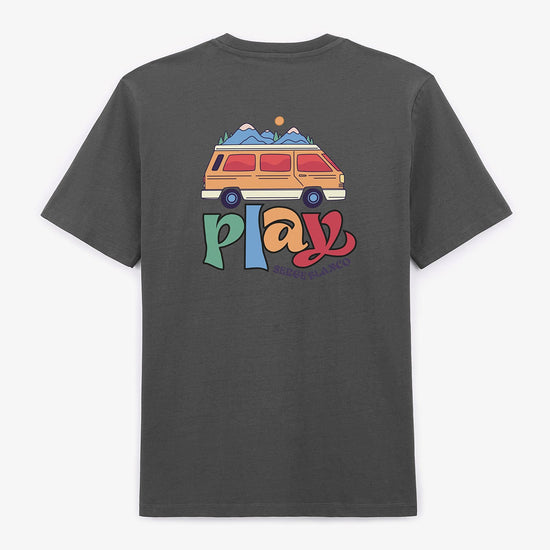 serge blanco T-shirt manches courtes Teva gris anthracite