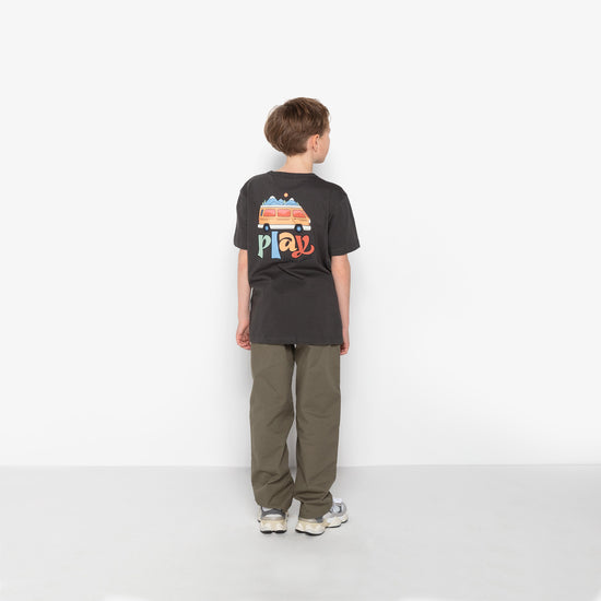 Serge Blanco T-shirt Manches Courtes Teva Junior Gris Anthracite