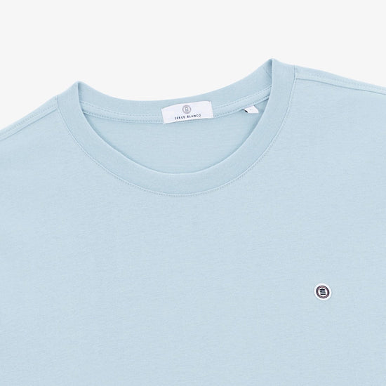 Serge Blanco T-shirt Manches Courtes Théo Bleu Ciel