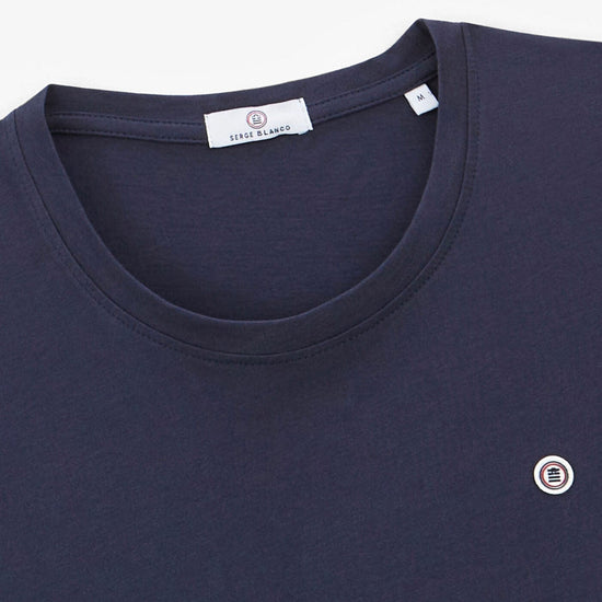 Serge Blanco T-shirt Manches Courtes Theo Bleu Foncé