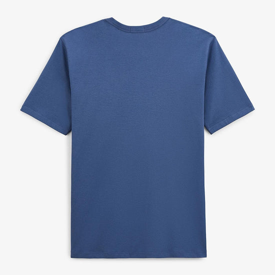 Serge Blanco T-shirt Manches Courtes Theo Bleu Indigo