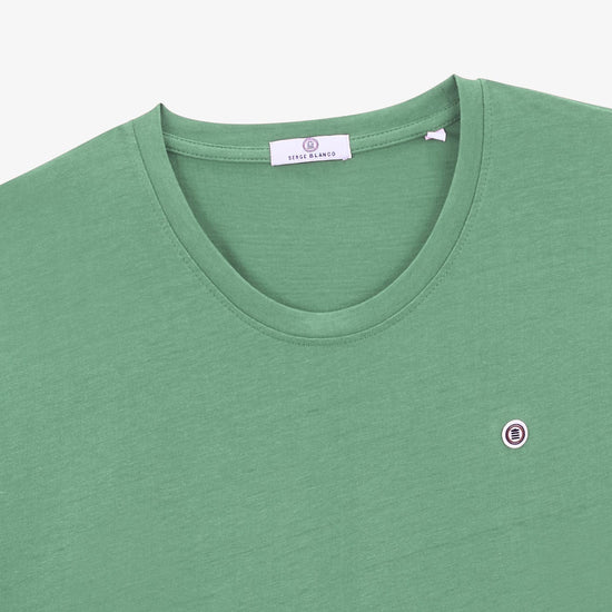 Serge Blanco T-shirt Manches Courtes Théo Vert Amande