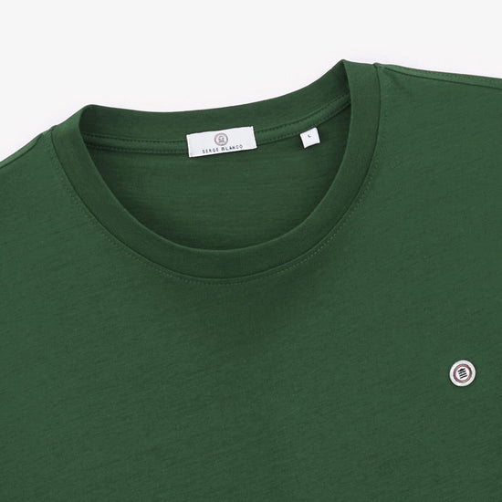 Serge Blanco T-shirt Manches Courtes Theo Vert Militaire