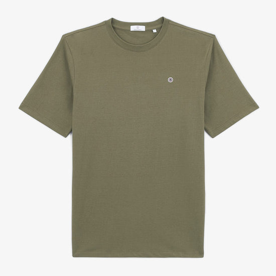 serge blanco T-shirt manches courtes Théo vert teck